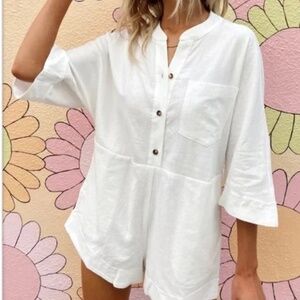 NWT Horton Romper Show Me Your Mumu - White
